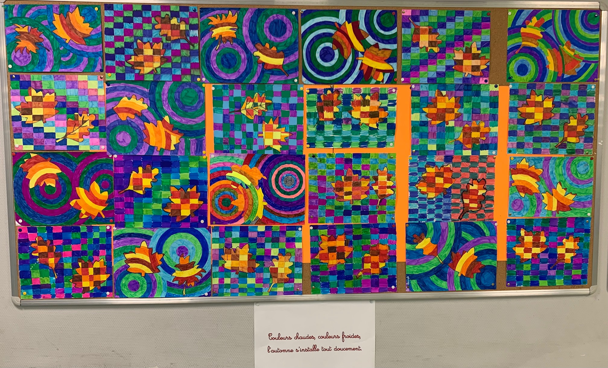 Les couleurs de l'automne • Groupe Scolaire Gan Rachi