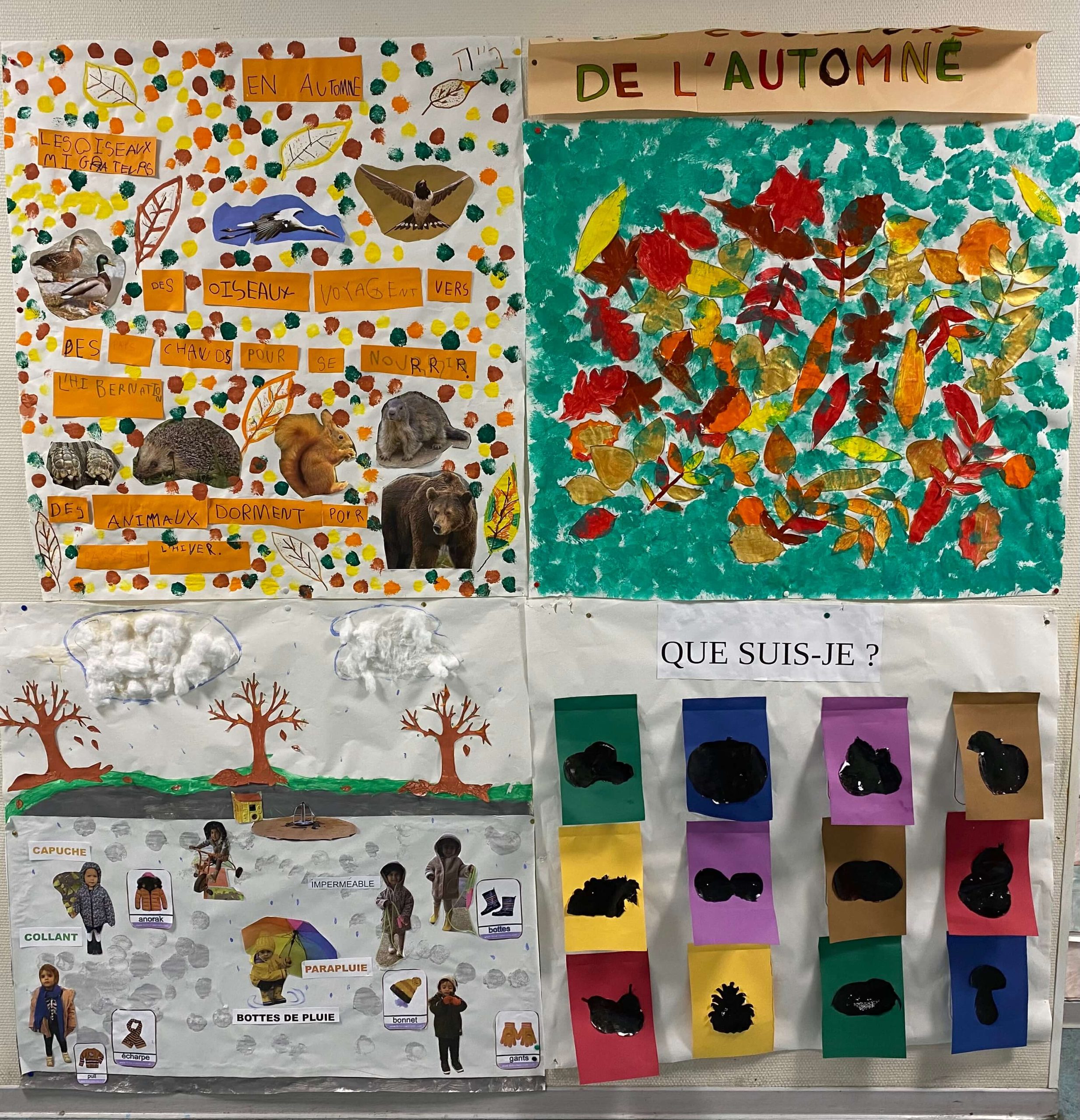 Projet Automne en maternelle • Groupe Scolaire Gan Rachi