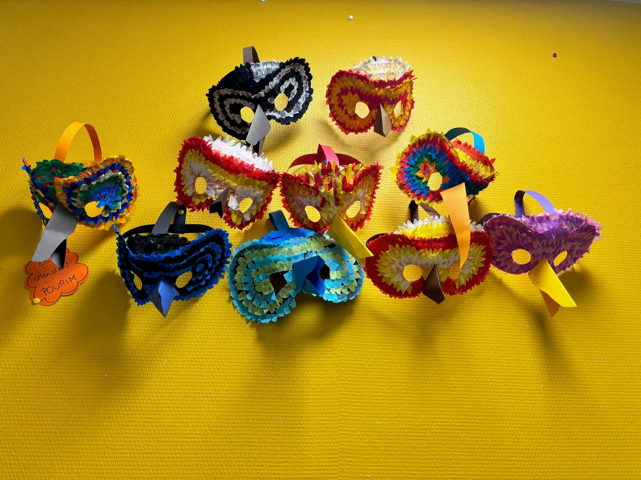 Les masques • Groupe Scolaire Gan Rachi