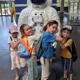 Les élèves de maternelle en mission à la Cité de l’Espace Les élèves de maternelle en mission à la Cité de l’Espace